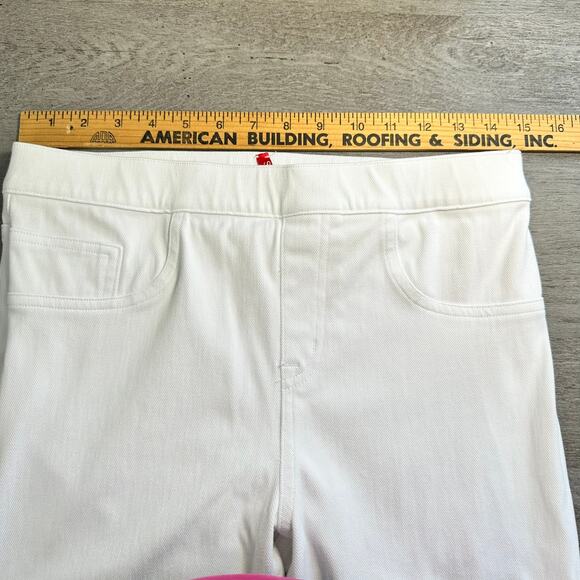 Spanx Jean-Ish Ankle Leggings White Med - Picture 8 of 12
